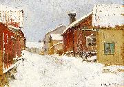Axel Axelson Fiskaregrand, Stockholm USA oil painting artist